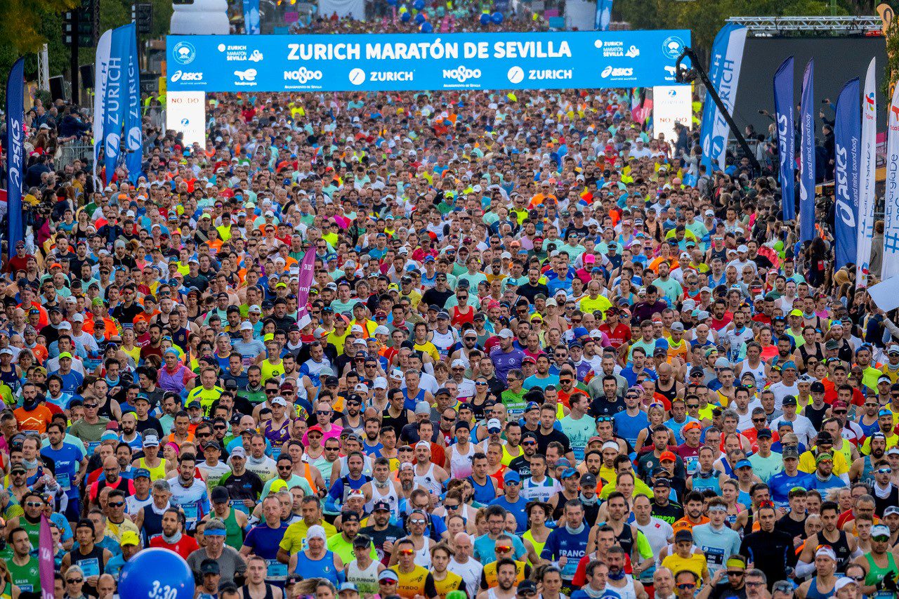José Luis Sanz anuncia nuevos dorsales para el Zurich Maratón de Sevilla y así batir el récord histórico de participación con 14 000 corredores