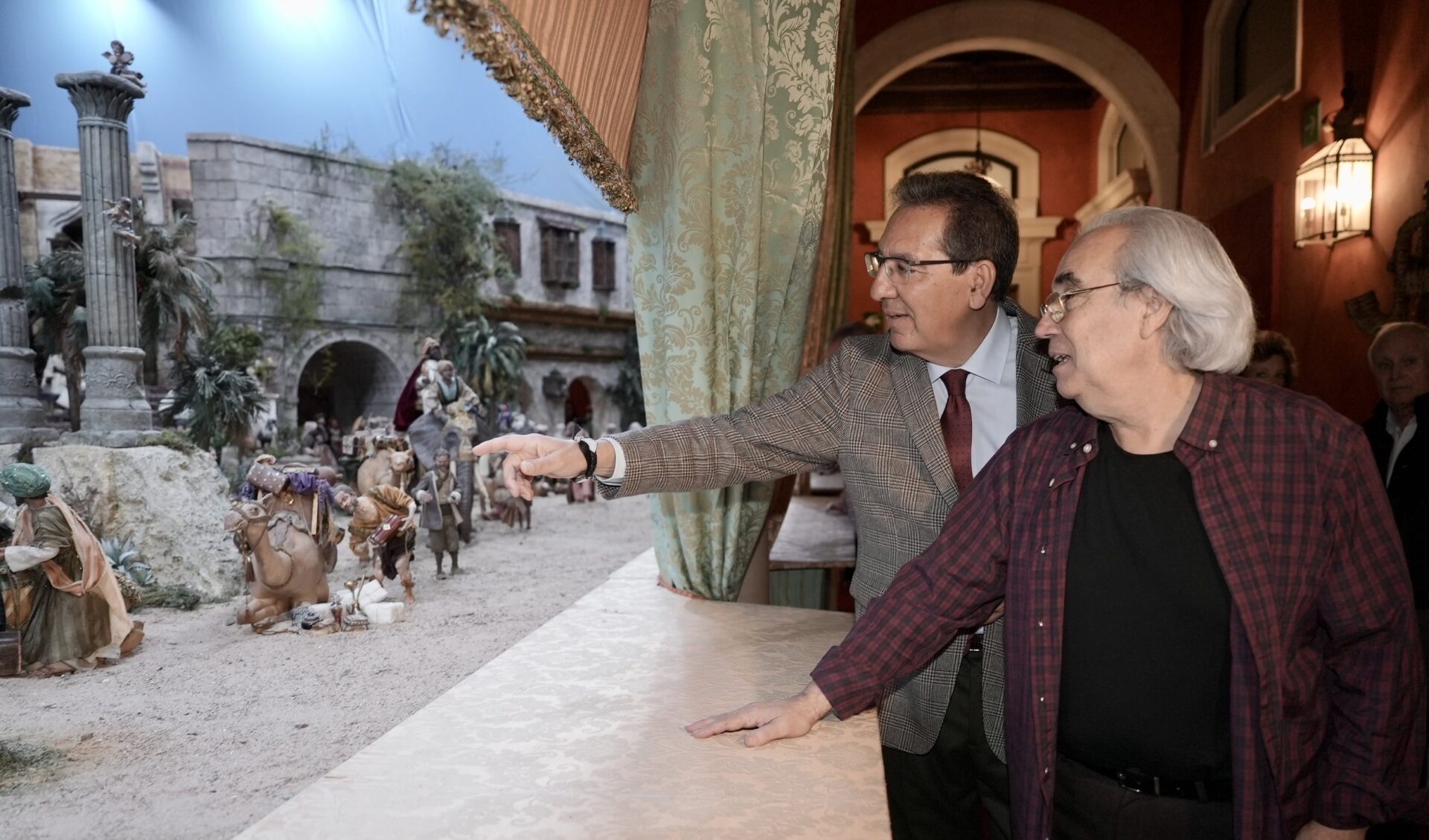 El belén de la Fundación Cajasol en Sevilla, una joya navideña inspirada en los pueblos blancos de Cádiz