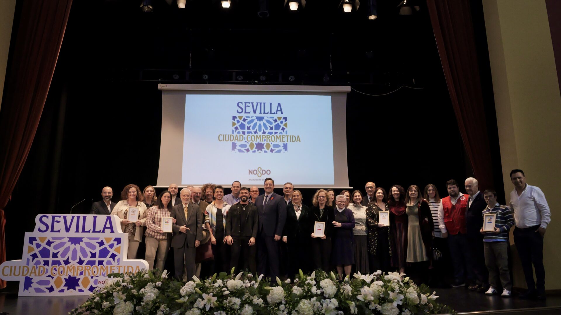 El Ayuntamiento de Sevilla celebra la I Gala ‘Sevilla Ciudad Comprometida’ reconociendo a quince entidades por su labor social