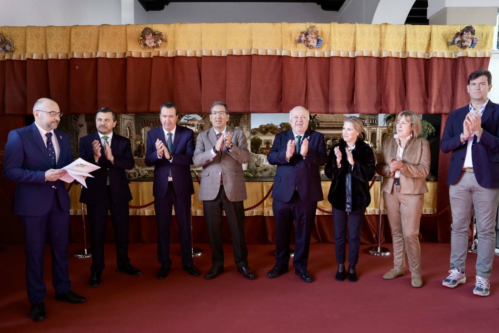La Fundación Cajasol colabora con el primer belén monumental del Parlamento de Andalucía