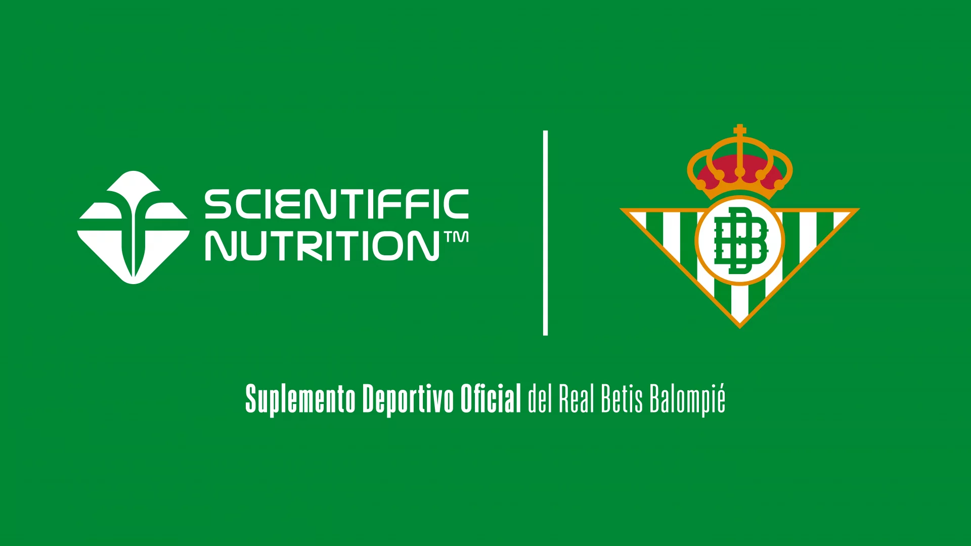 Scienttiffic Nutrition volverá a ser el suplemento deportivo oficial del Real Betis hasta 2026