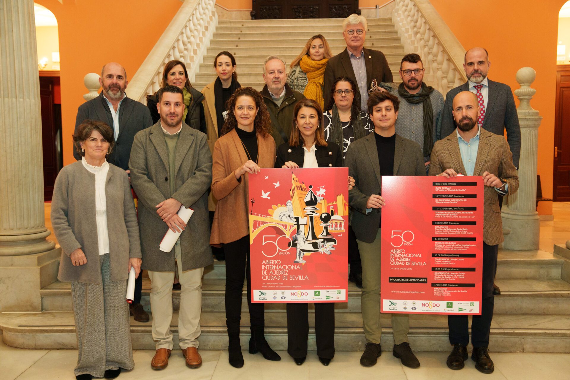 El Ayuntamiento promueve el 50 Abierto Internacional de Ajedrez ‘Ciudad de Sevilla’, que este año consigue récord histórico de participación