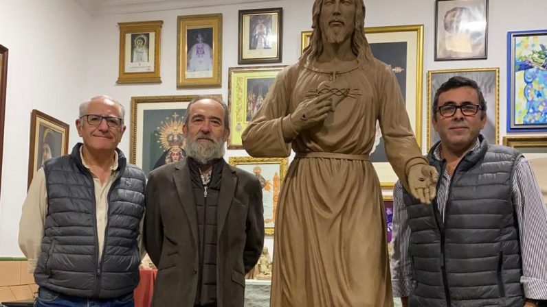 Nuevo monumento al Sagrado Corazón en Nuestra Señora de las Flores