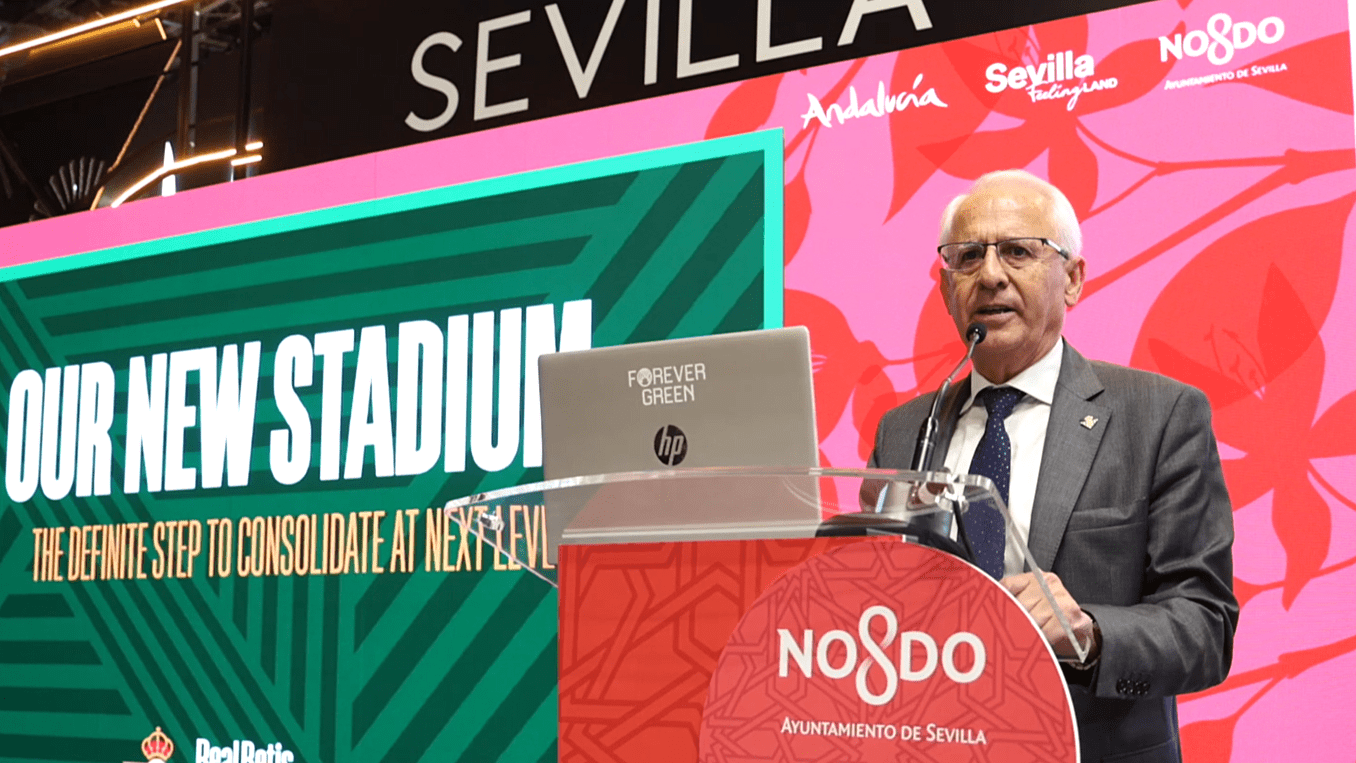 El Real Betis y el estudio de arquitectura de Rafael de La-Hoz presentan el nuevo Estadio Benito Villamarín en FITUR