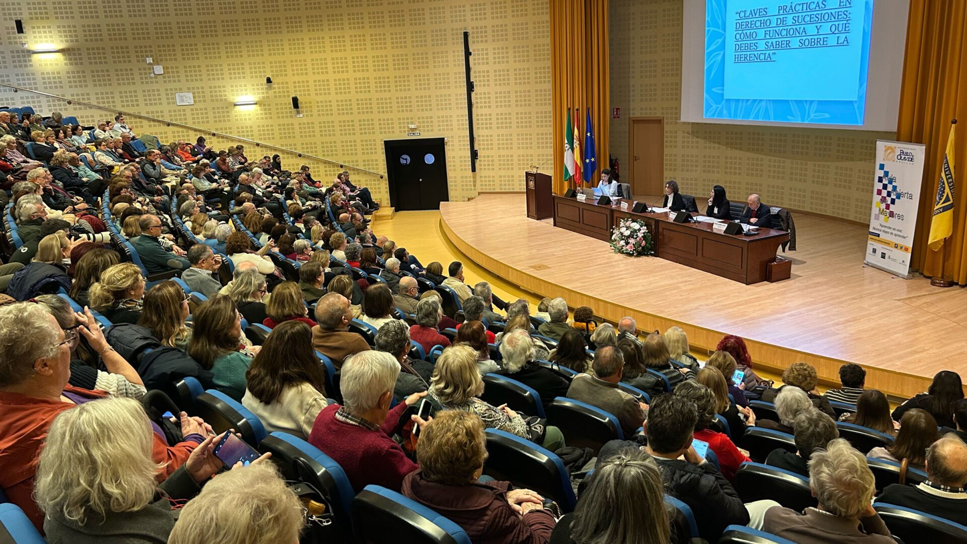 El Aula Abierta de Mayores de la Universidad Pablo de Olavide celebra sus seminarios académicos
