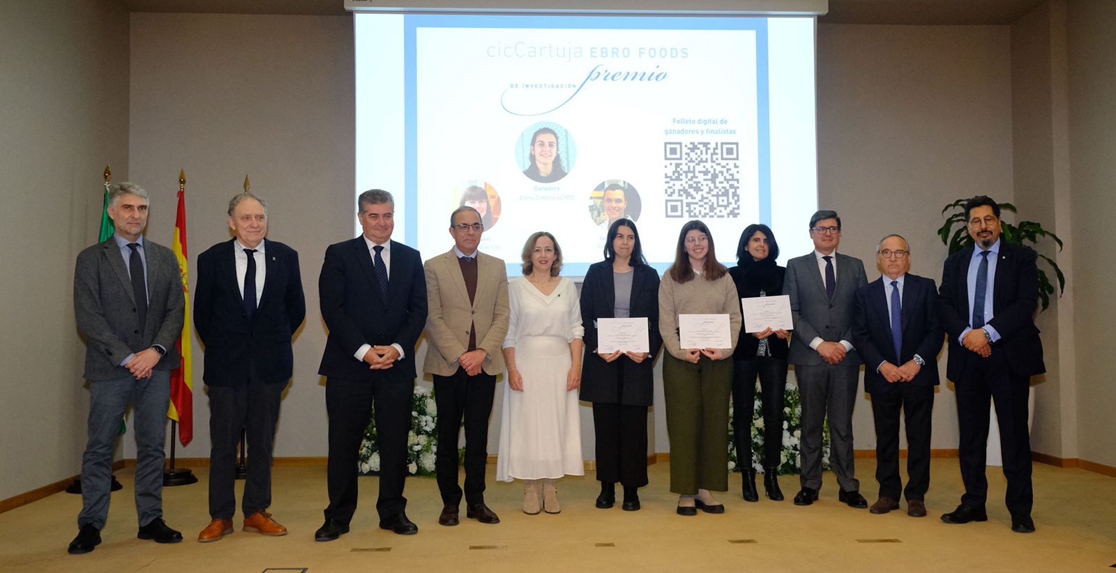 cicCartuja y Ebro Foods reconocen a tres jóvenes investigadores en la 14ª edición de sus premios