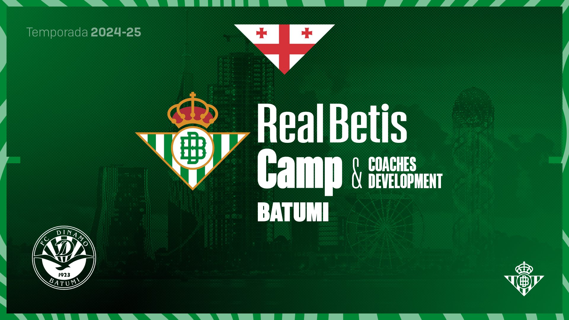 El Real Betis Balompié, en su proyecto de expansión, anuncia otro nuevo campus en Georgia