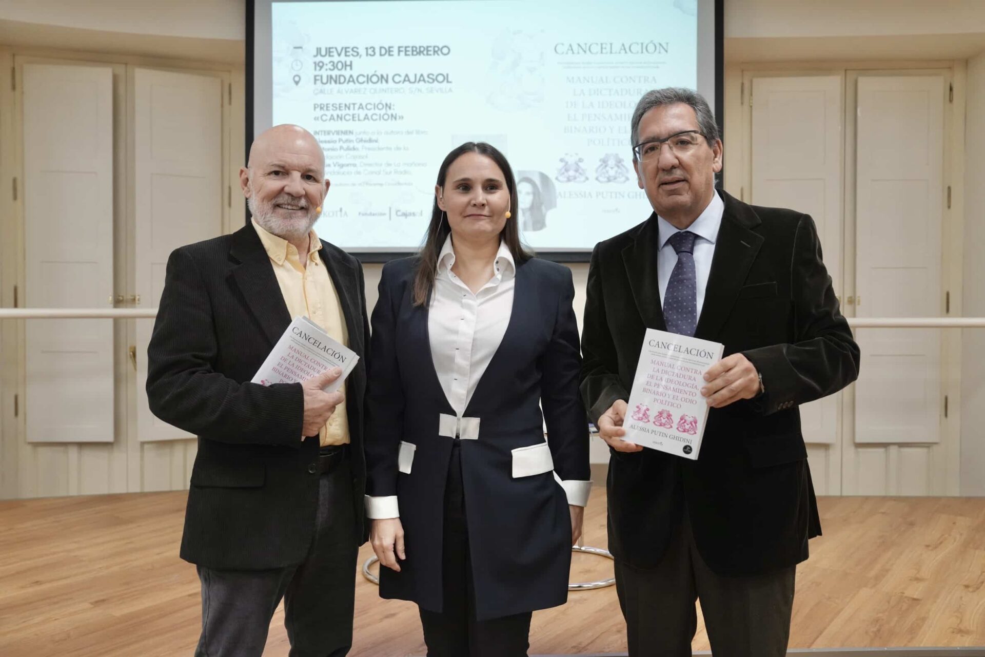 La Fundación Cajasol acoge la presentación de «Cancelación», de Alessia Putin Ghidini