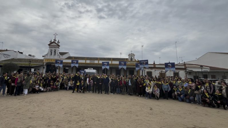 Más de un centenar de profesores de Religión de la Archidiócesis de Sevilla peregrinan al Rocío por el Jubileo