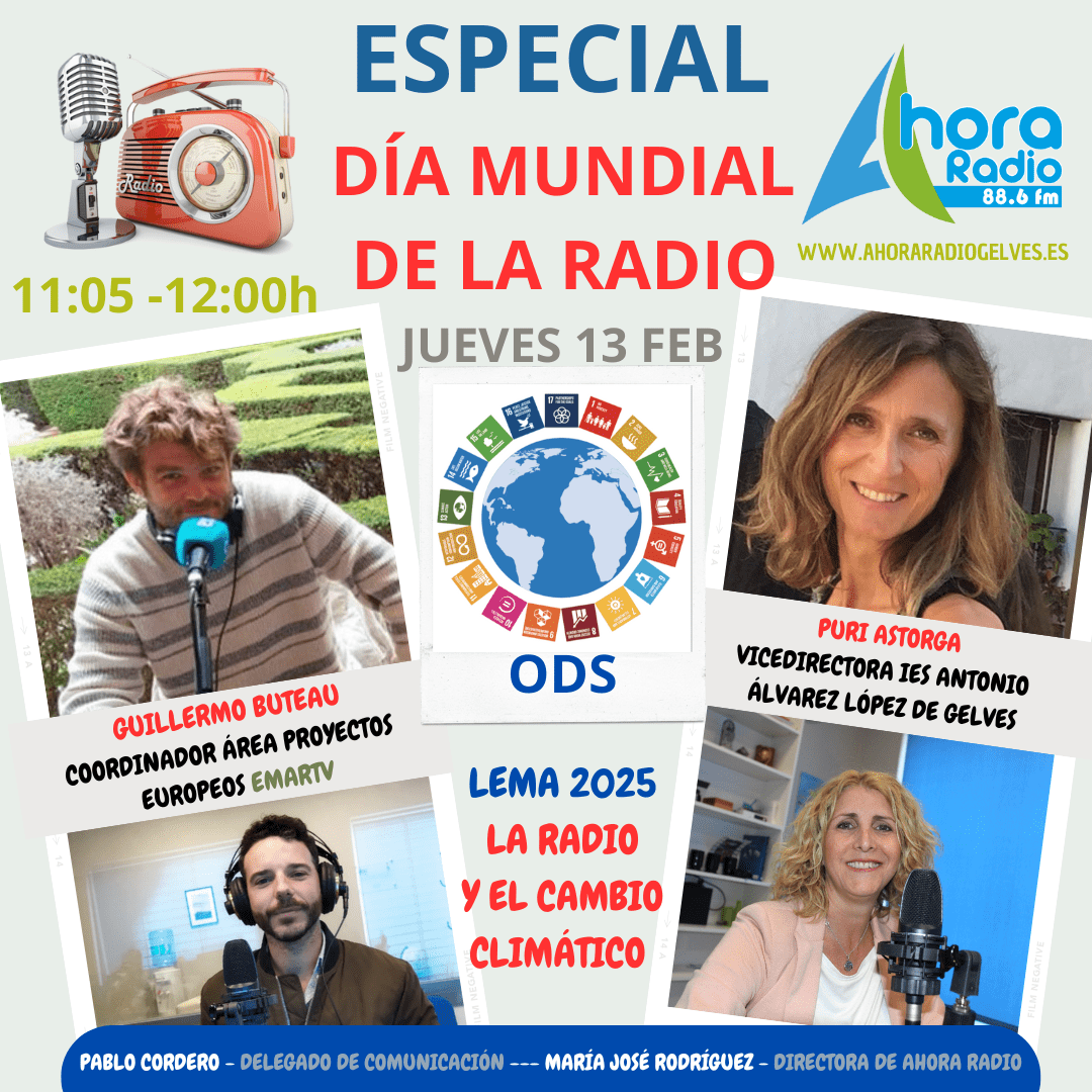 Ayuntamiento, EMA-RTV, Ahora Radio e Instituto de Gelves colaboran en el proyecto Onda ODS-El Futuro es Tuyo