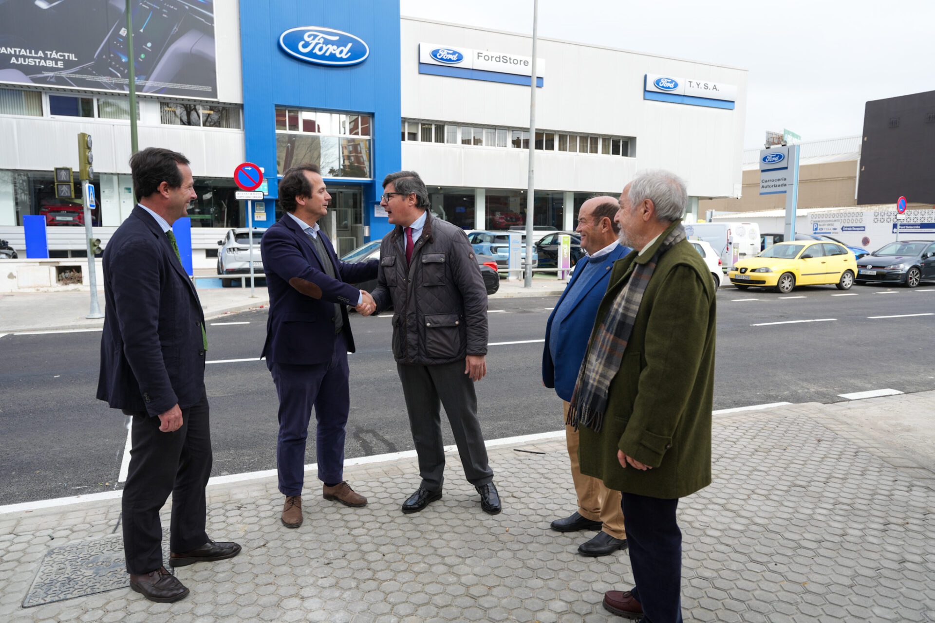 El Gobierno de Sanz finaliza, con tres meses de adelanto, las obras de la calle del Motor, arteria del Parque Carretera Amarilla