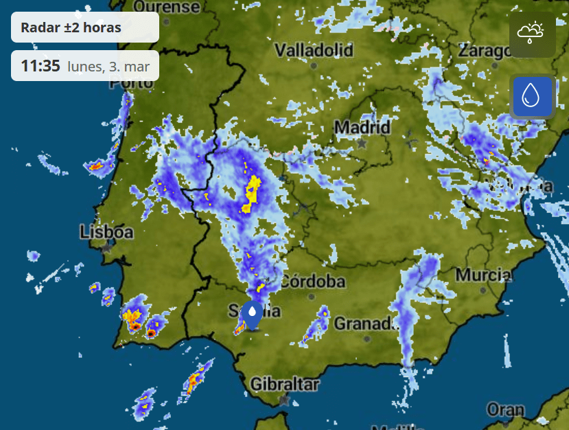 Nuevo temporal de lluvias y tormentas para la jornada de hoy