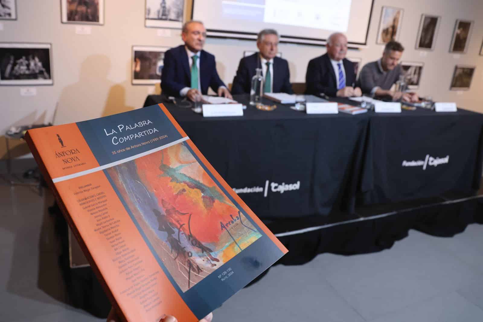 Presentación del monográfico “La palabra compartida. 35 Años de Ánfora Nova (1989-2024)”
