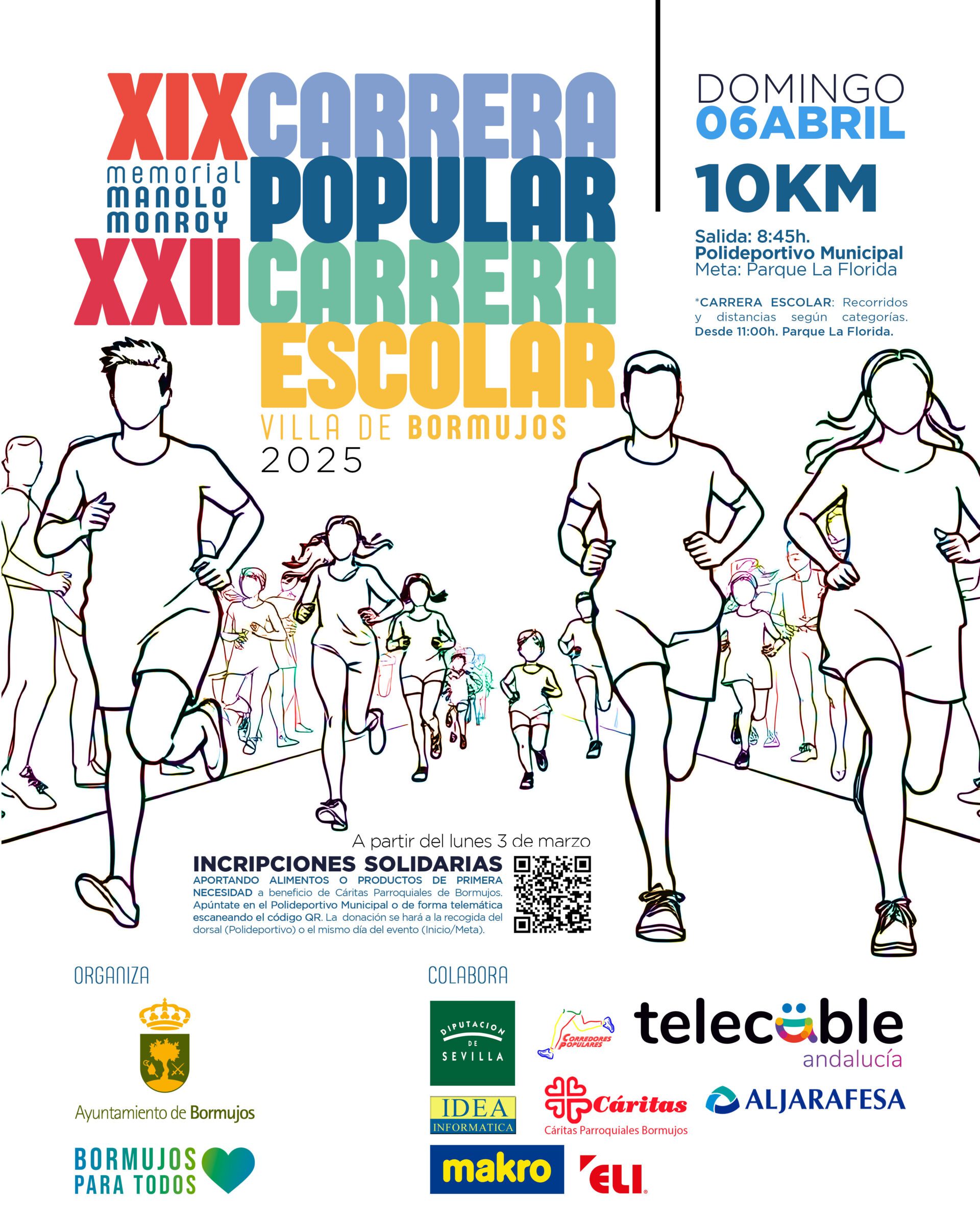 TODO LISTO PARA LA XIX CARRERA POPULAR Y LA XXII CARRERA ESCOLAR, APÚNTATE