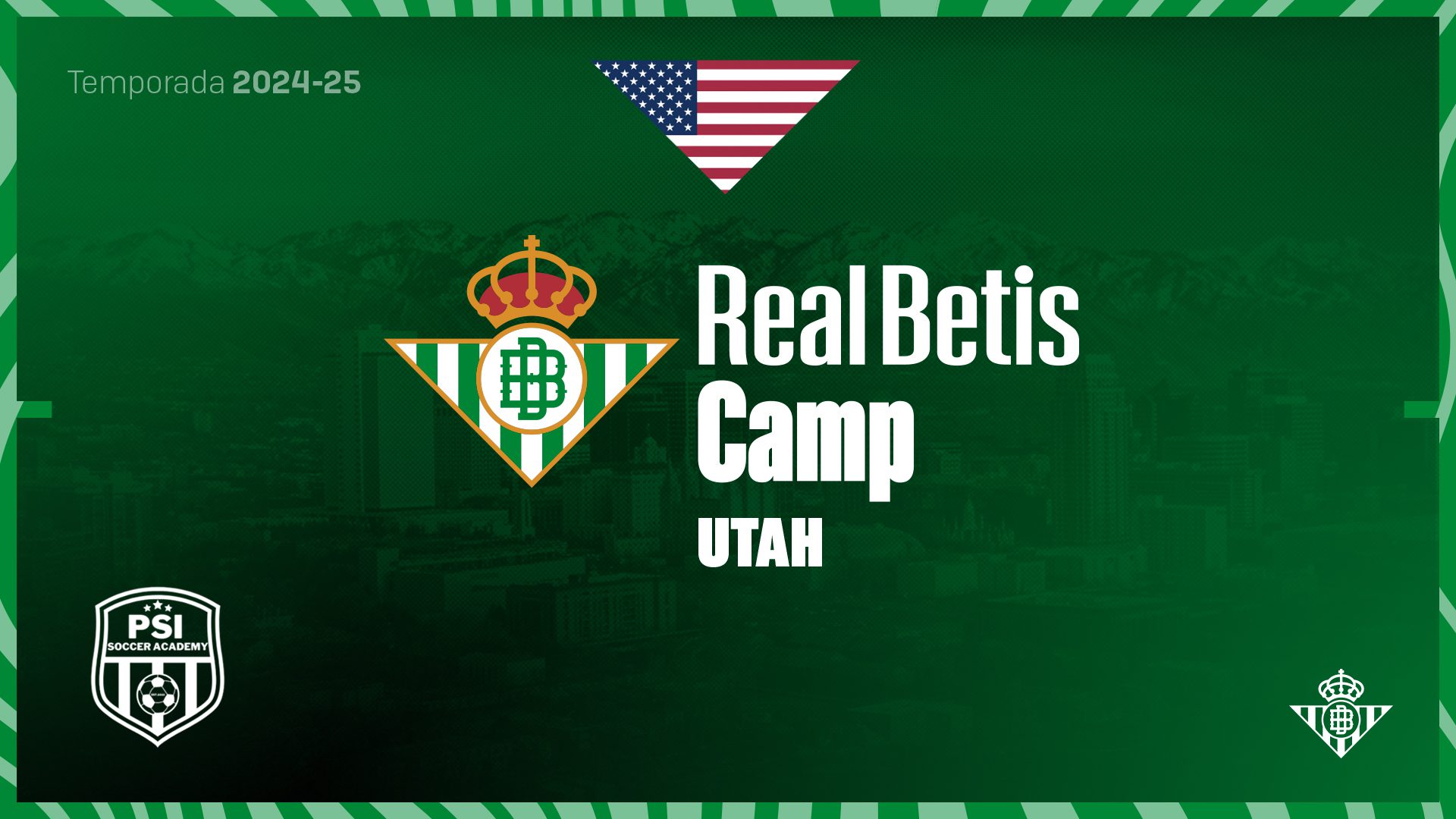 El verdiblanco se sigue expandiendo en Estados Unidos con Real Betis Camp Utah