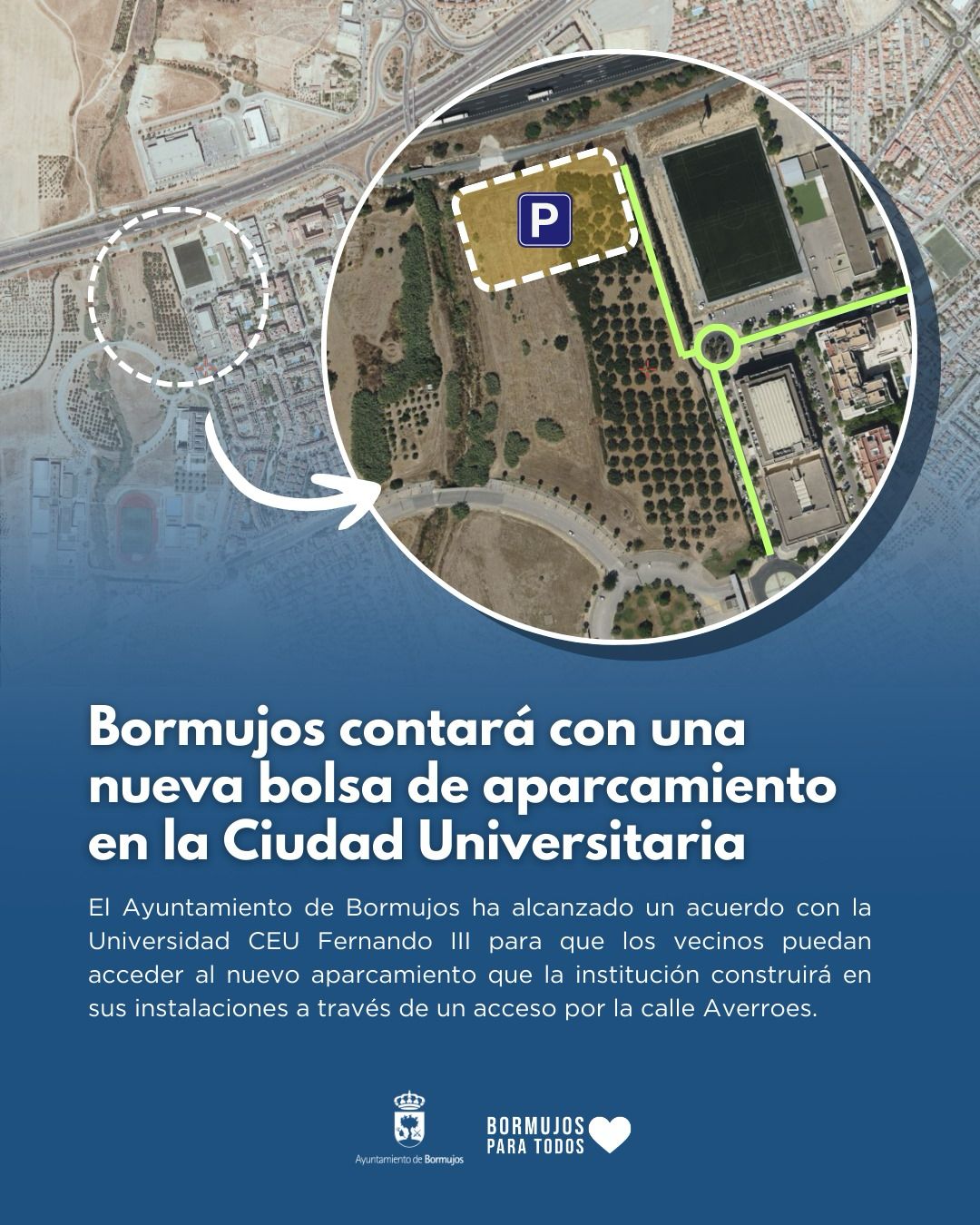 ACUERDO CON LA CEU PARA QUE LOS VECINOS ACCEDAN A UN NUEVO PARKING EN SUS INSTALACIONES