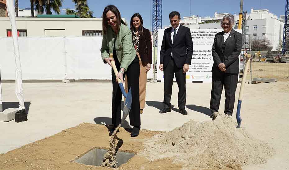 Arranca la construcción de 53 viviendas públicas en alquiler social en la Avenida Marconi de Cádiz
