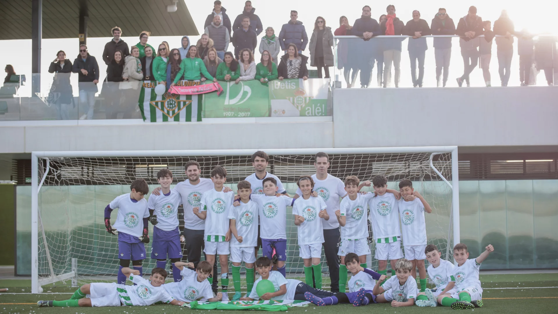 El alevín ‘D’, tercer equipo campeón de liga de la cantera del Real Betis Balompié