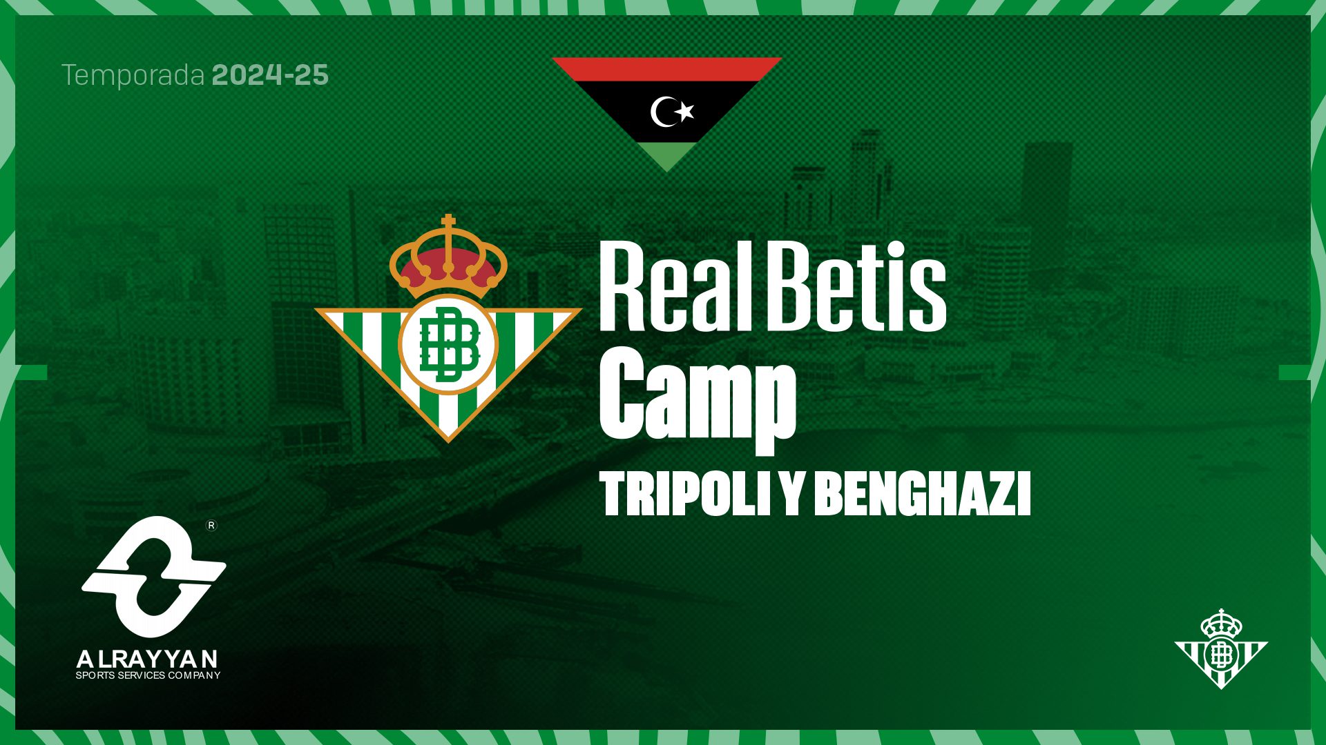 El Real Betis Balompié sigue expandienso su marca y celebrará dos nuevos campus en Libia