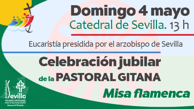 La Catedral de Sevilla acogerá el 4 de mayo la celebración jubilar de la Pastoral Gitana