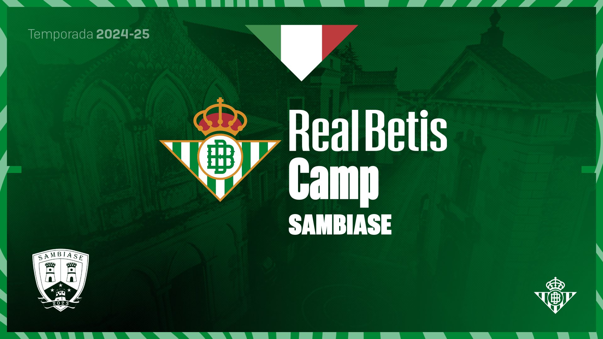 El Real Betis Balompié llega al sur de Italia y estrena un nuevo campus en Sambiase