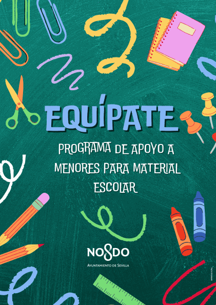 El Ayuntamiento abre el plazo para solicitar mochilas y material escolar gratuito del proyecto Equípate
