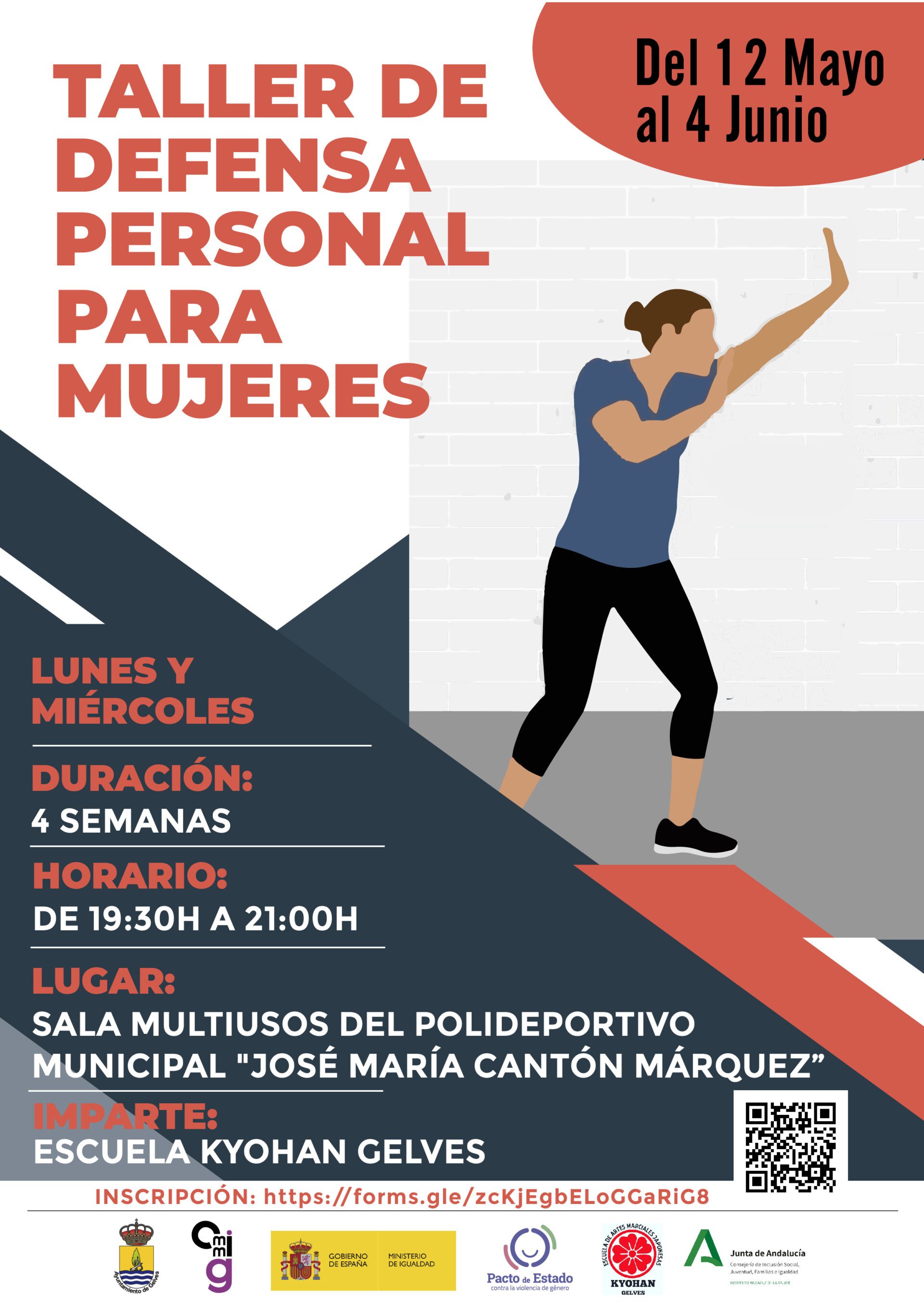 Abierto plazo de inscripciones para nuevo Taller Municipal de Defensa Personal para Mujeres