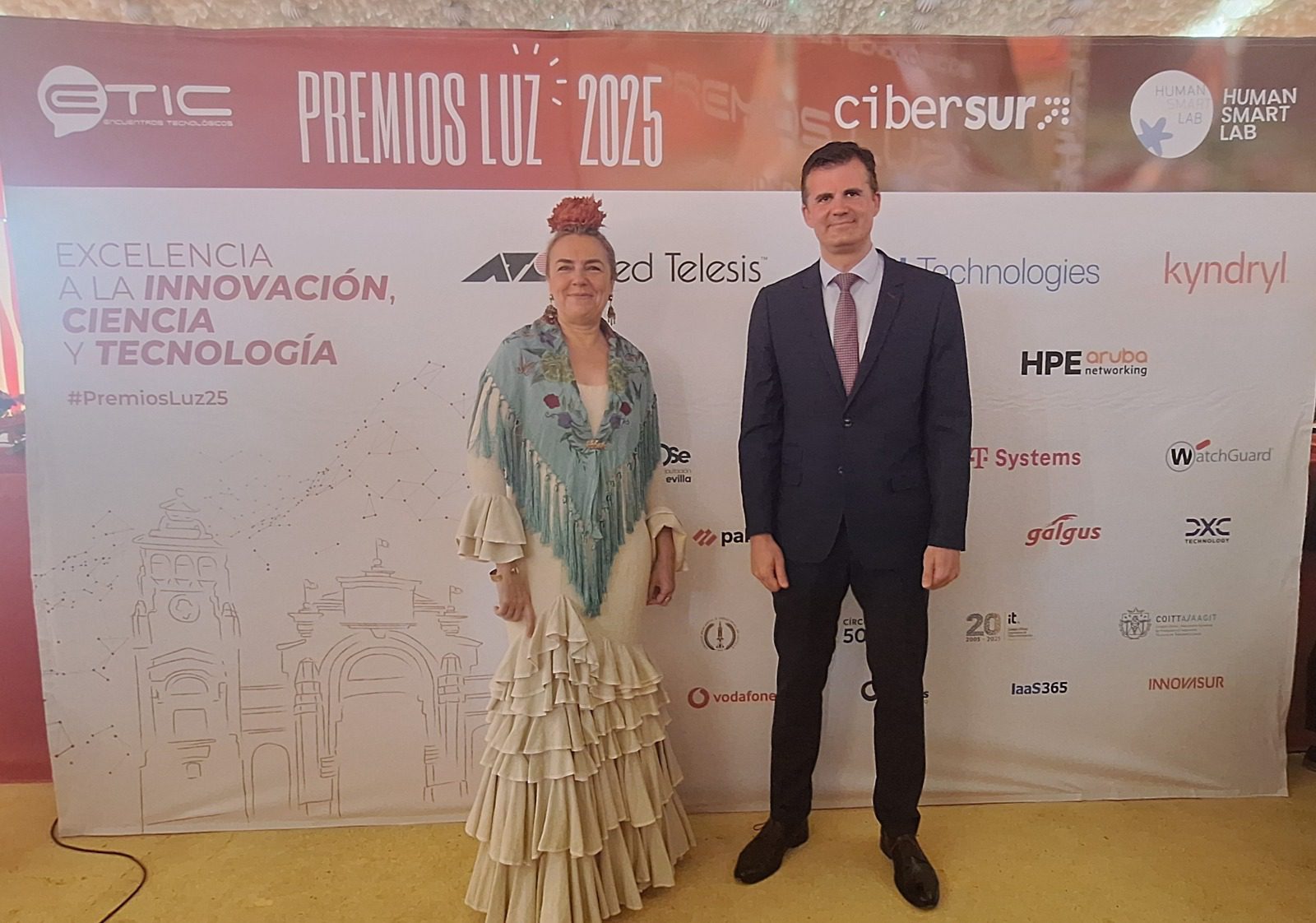 La Diputación, a través de su Sociedad Informática INPRO, reafirma su apoyo al sector tecnológico andaluz en los Premios LUZ 2025