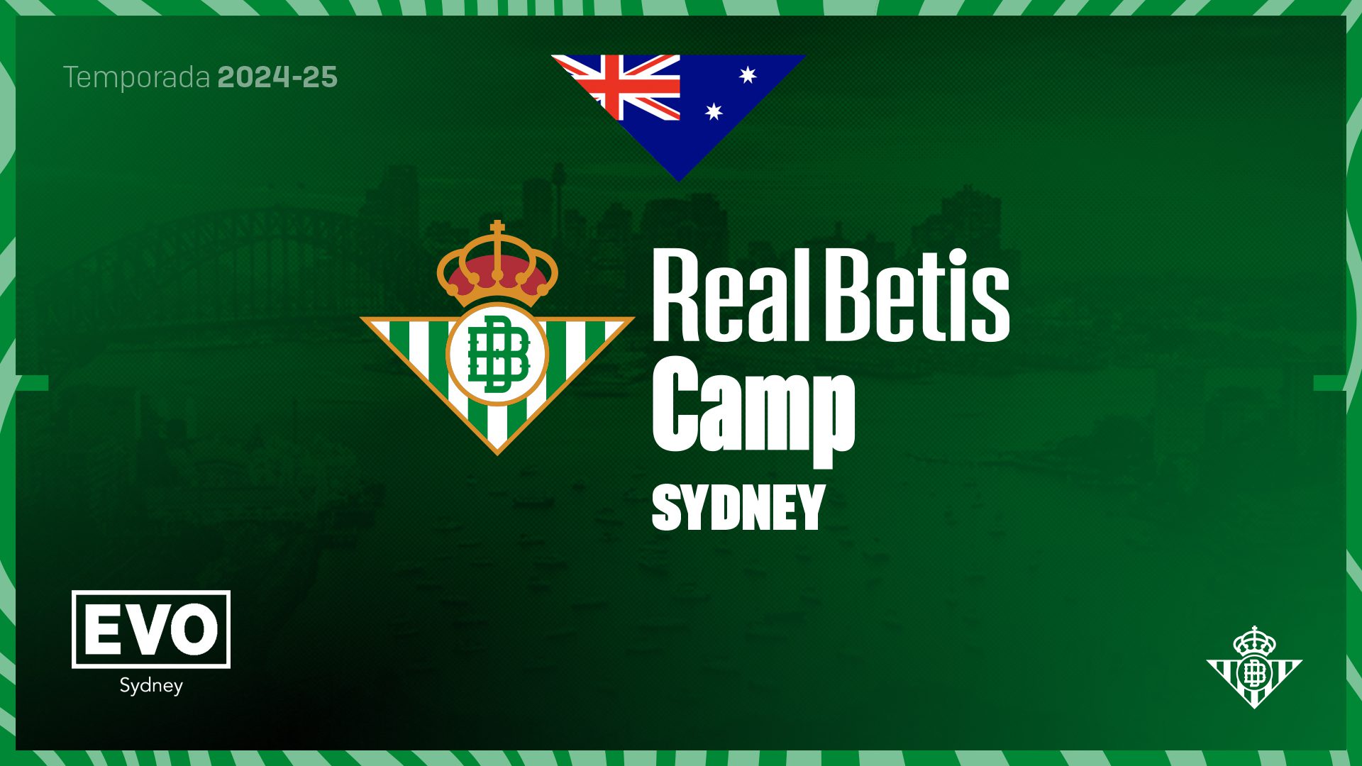 El Real Betis Balompié se estrena en Australia celebrando un campus en Sidney