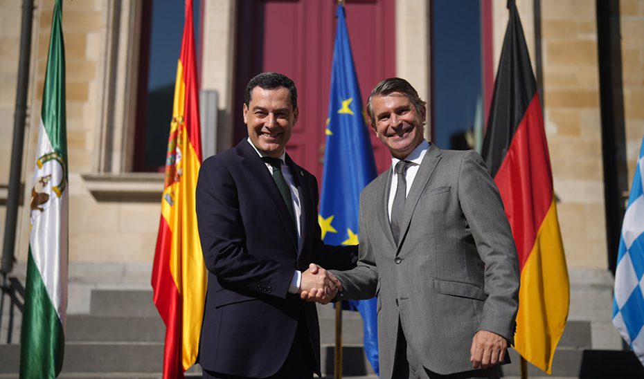 Andalucía y Baviera se unen en la preocupación por la sequía en Europa y refrendan la necesidad de políticas de agua