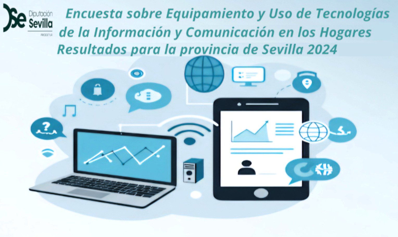 Más del 96% de las viviendas sevillanas tiene acceso a internet y cerca del 83% dispone de algún tipo de ordenador o dispositivo móvil