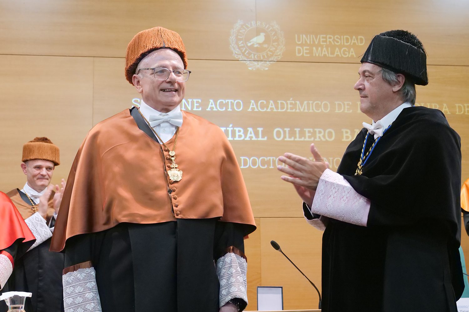 La UMA distingue a Aníbal Ollero como Doctor Honoris Causa