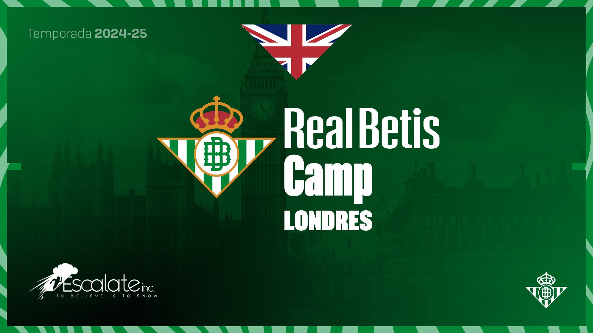 El Real Betis estrena nuevo campus en Londres