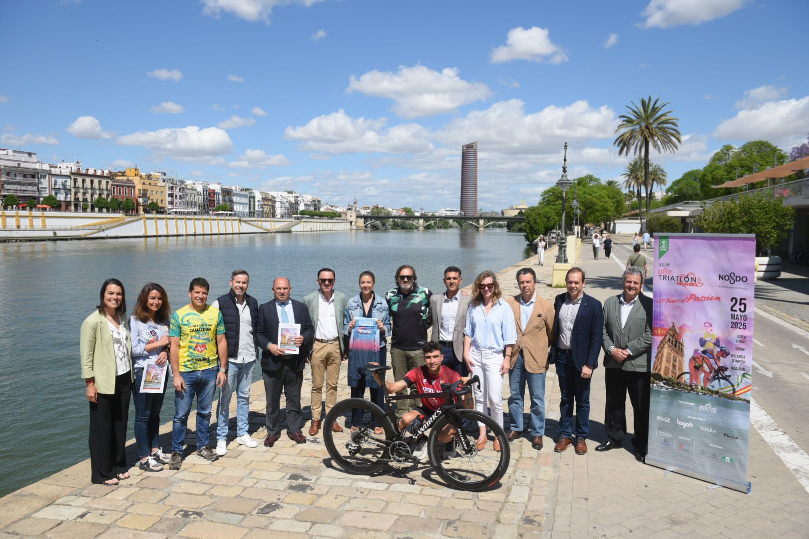 El Triatlón de Sevilla será el 25 de mayo y registra récord de participación