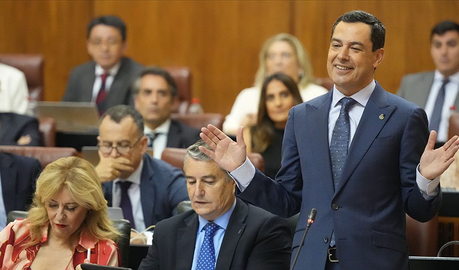 Moreno convoca un debate de política general el próximo 12 de junio en el Parlamento para informar sobre la situación de Andalucía