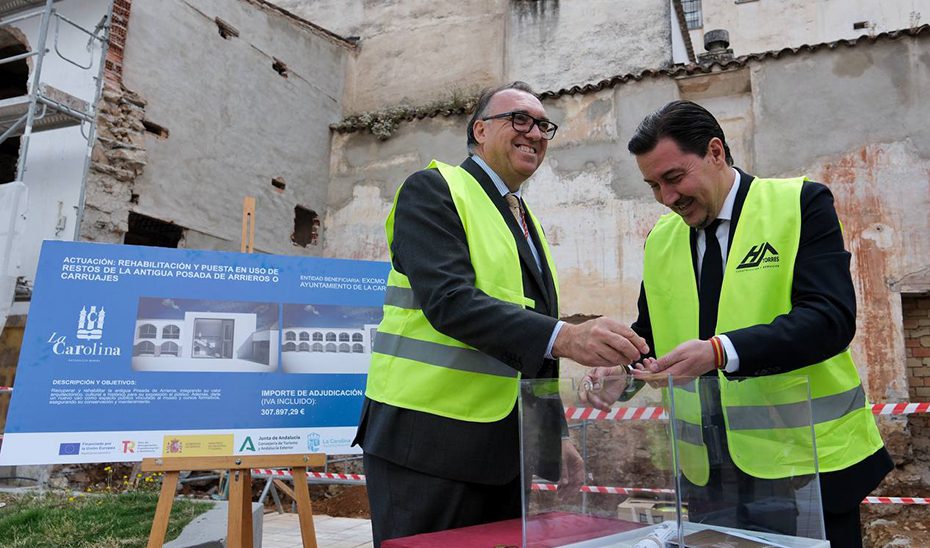 La rehabilitación de la Antigua Posada de La Carolina comienza con una inversión de 368.000 euros