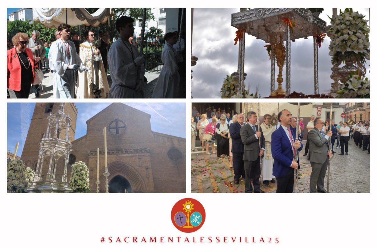 CUATROS PROCESIONES EUCARÍSTICAS SALEN ESTE PRÓXIMO DOMINGO EN SEVILLA