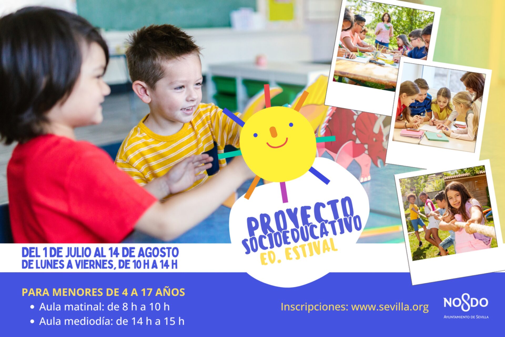 El Gobierno de Sanz habilita más de 1700 plazas para las escuelas y campamentos de verano dirigidos a menores en riesgo de exclusión
