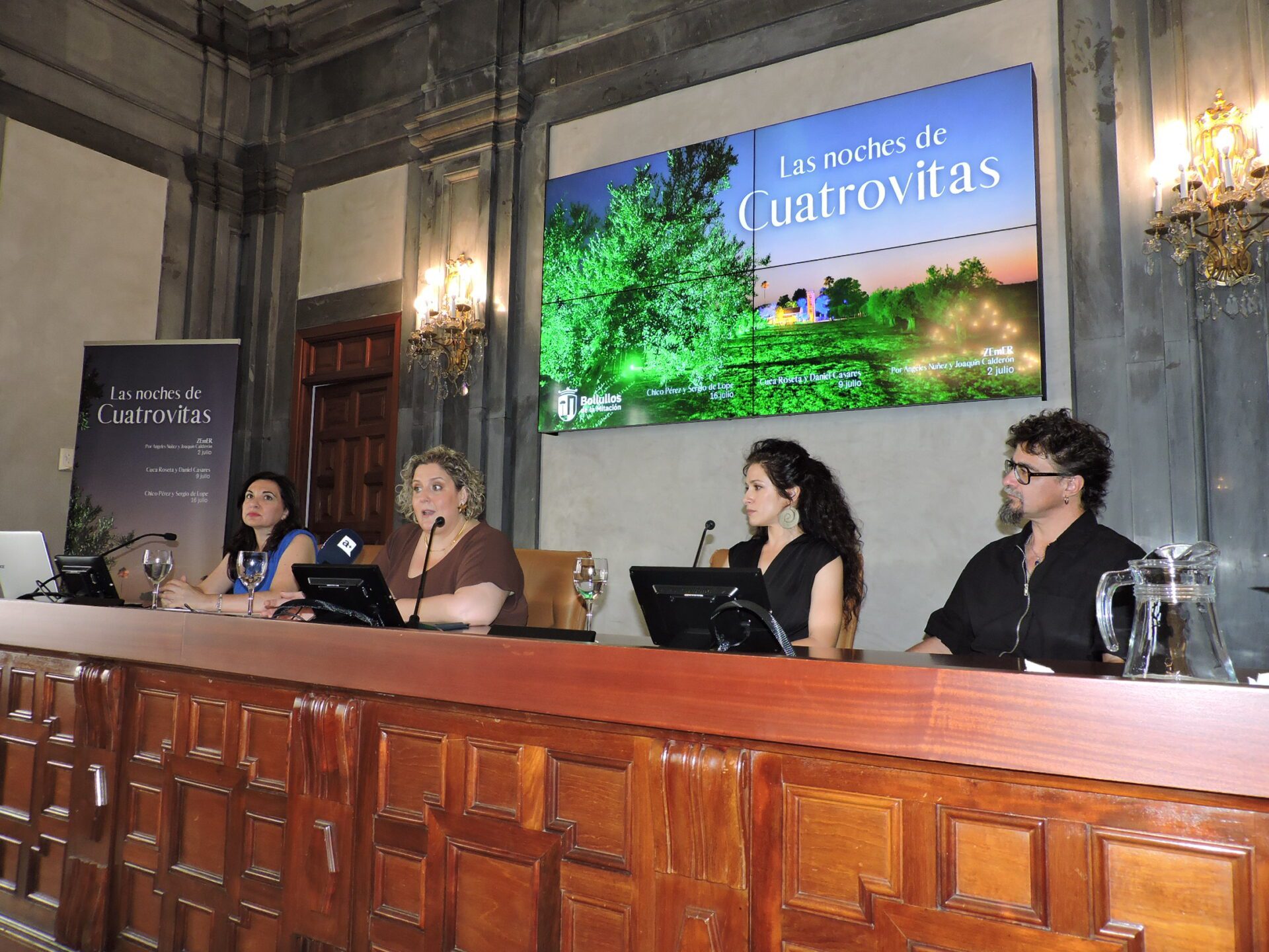 La Casa de la Provincia de la Diputación acoge la presentación de una nueva edición de “Las Noches de Cuatrovitas”, el ciclo musical de Bollullos de la Mitación