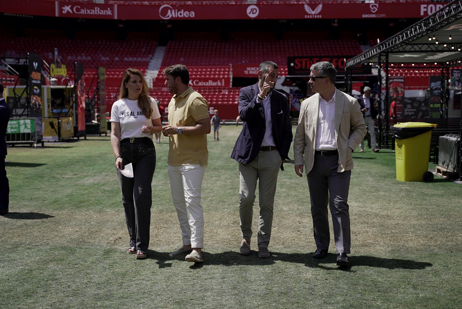 Rodríguez Hans, en la inauguración del evento gastronómico ‘The Champions Burger’