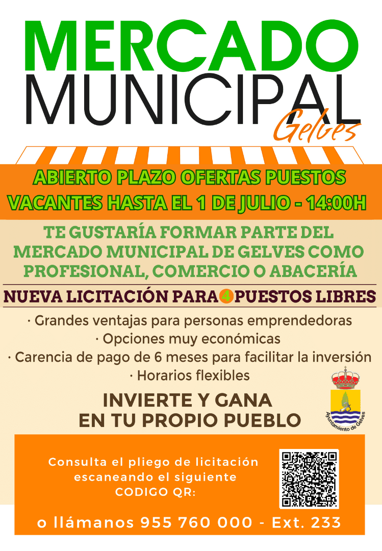 Mañana se abre un nuevo plazo de ofertas para cuatro puestos que faltan por adjudicar en el Mercado de Abastos Municipal
