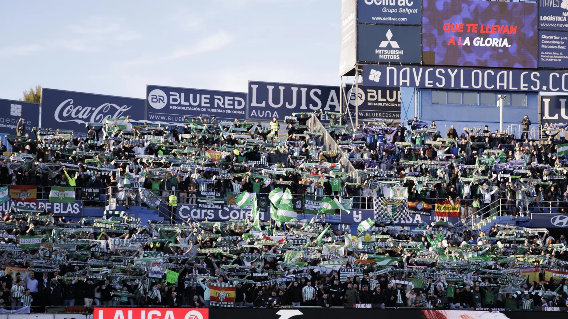 La afición del Real Betis aumentó su presencia en los estadios visitantes de LaLiga 2024/25