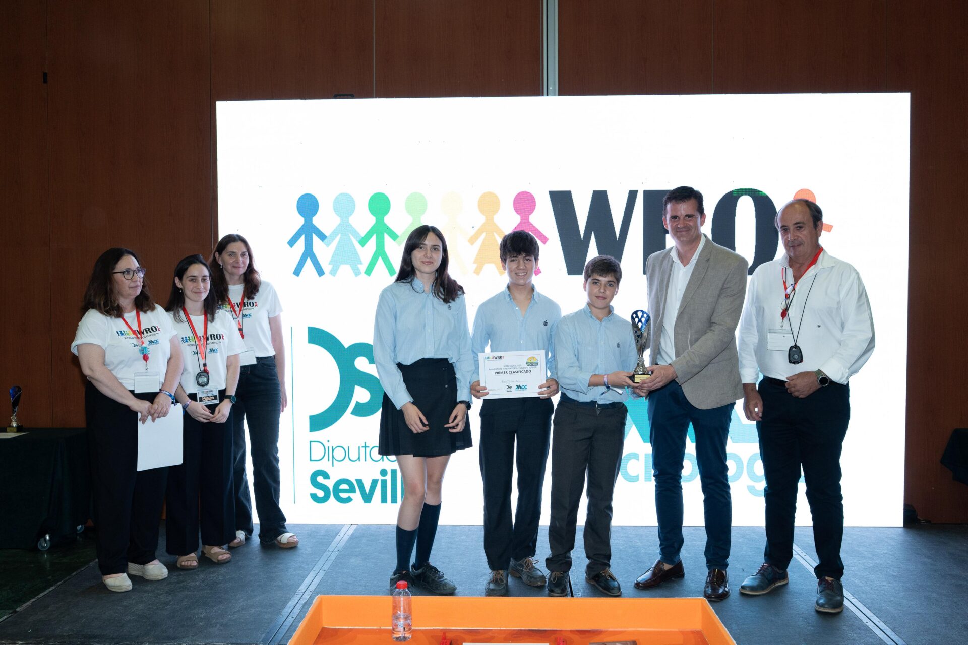 Buen Pastor, Los Gambas y AljarafeNite ganan la final provincial de robótica promovida por la Diputación de Sevilla a través de INPRO