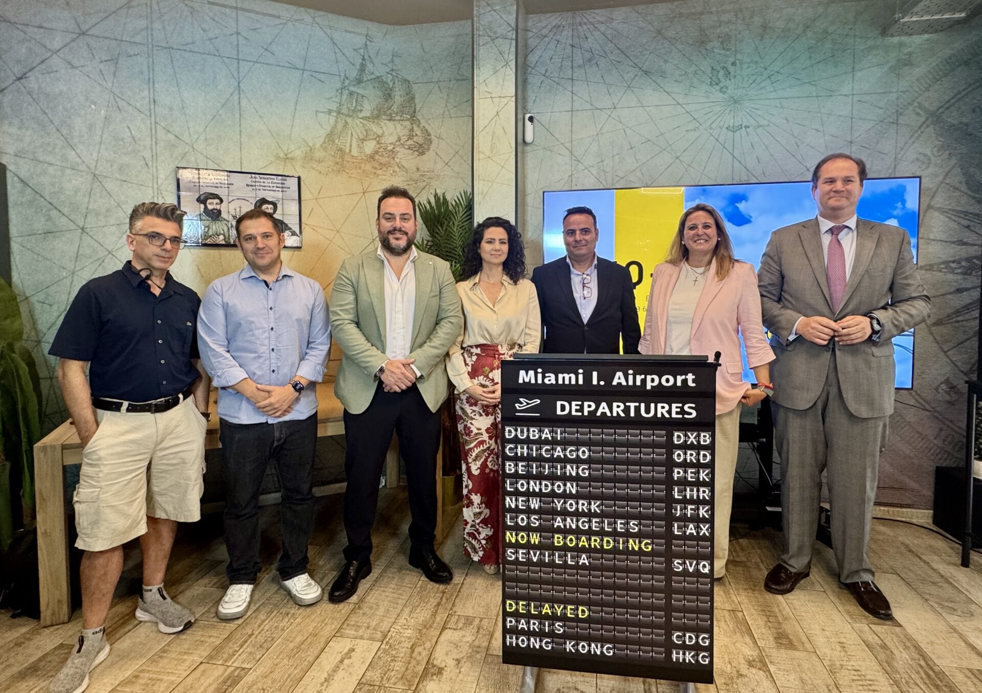 Sevilla da un paso decisivo hacia su conexión aérea con Miami con un contundente respaldo empresarial