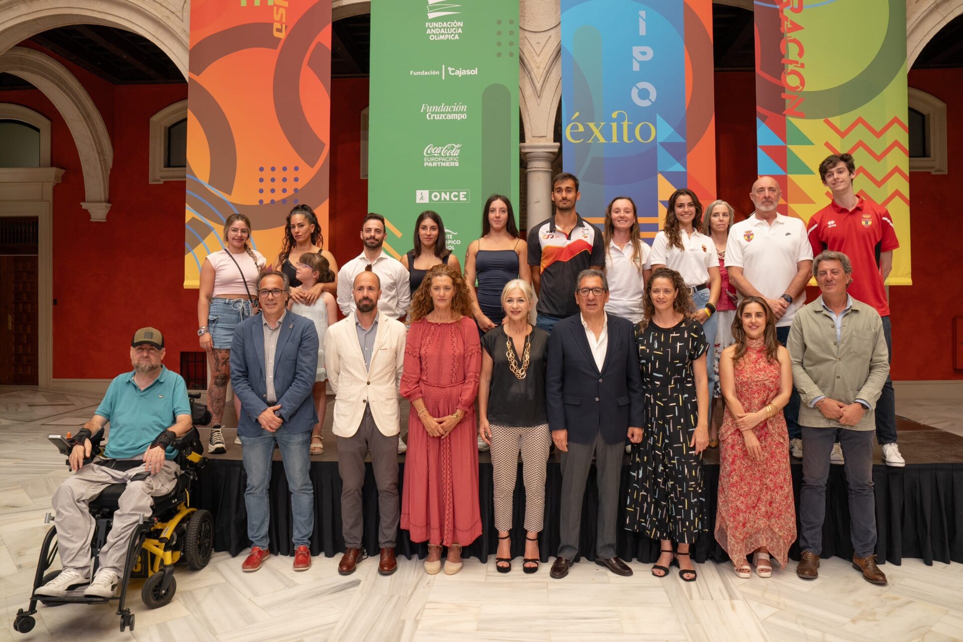 La Fundación Cajasol acoge la entrega de diplomas del Plan Andalucía Olímpica 2024