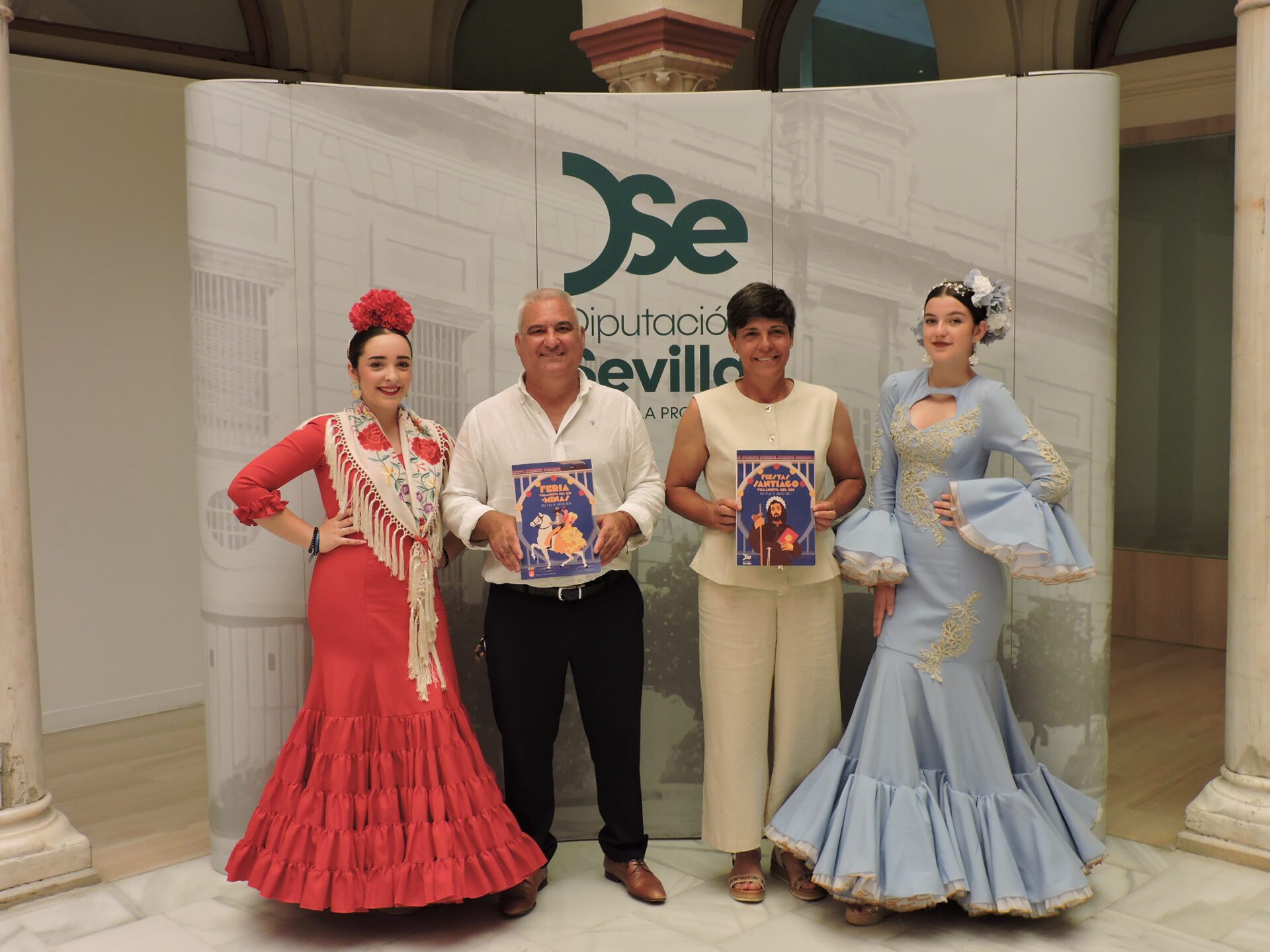 Villanueva del Río y Minas se viste de fiesta en julio, con su feria y las celebraciones en honor a Santiago el Mayor