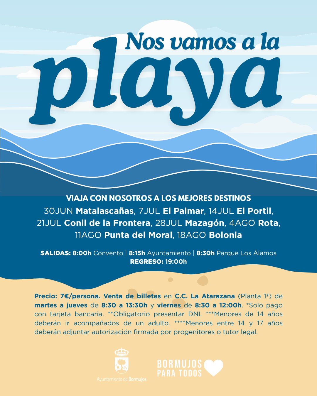 ¡¡NOS VAMOS A LA PLAYA!!