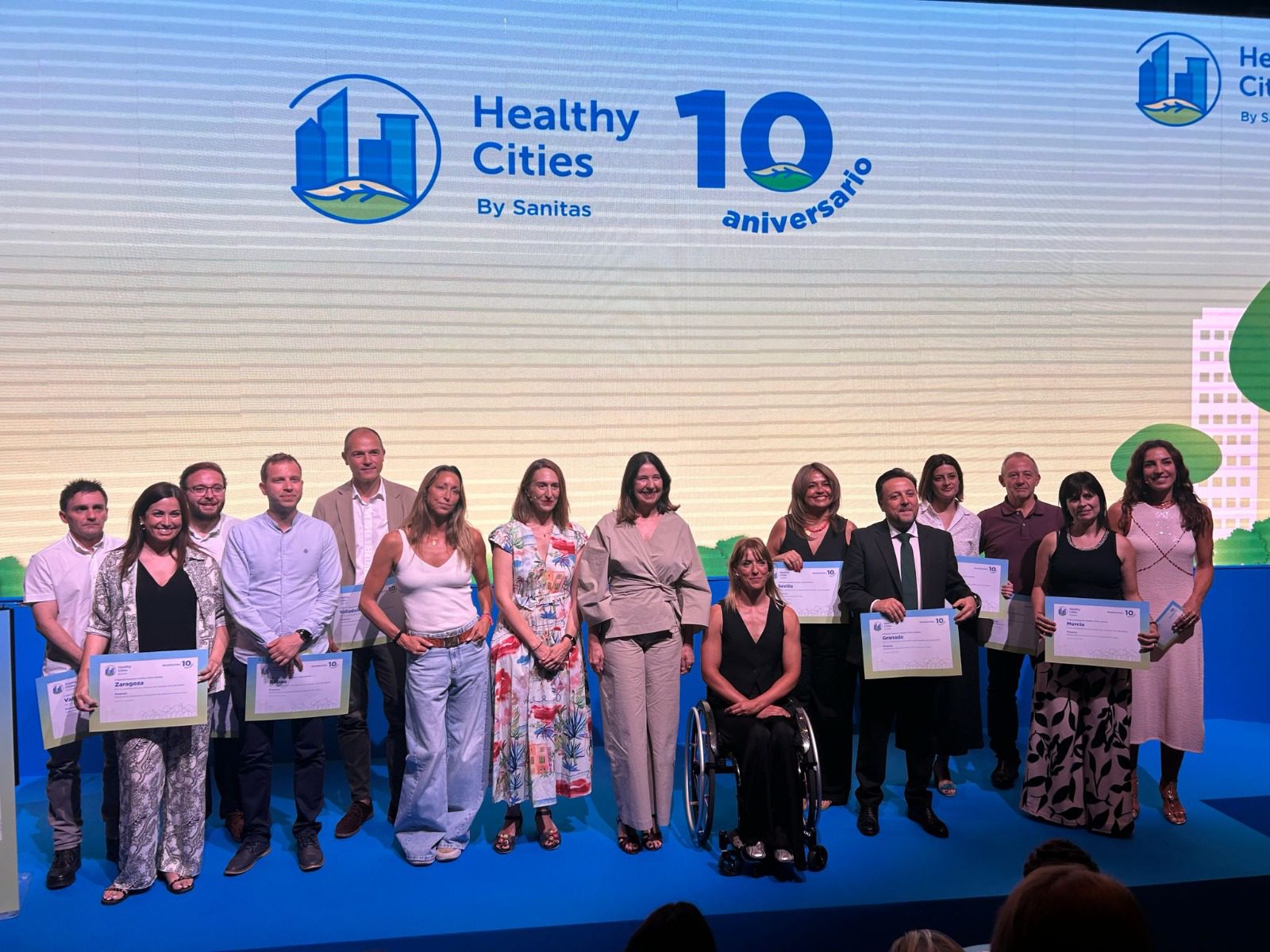 El Ayuntamiento de Sevilla, premiado por el proyecto de reforestación del Parque Amate