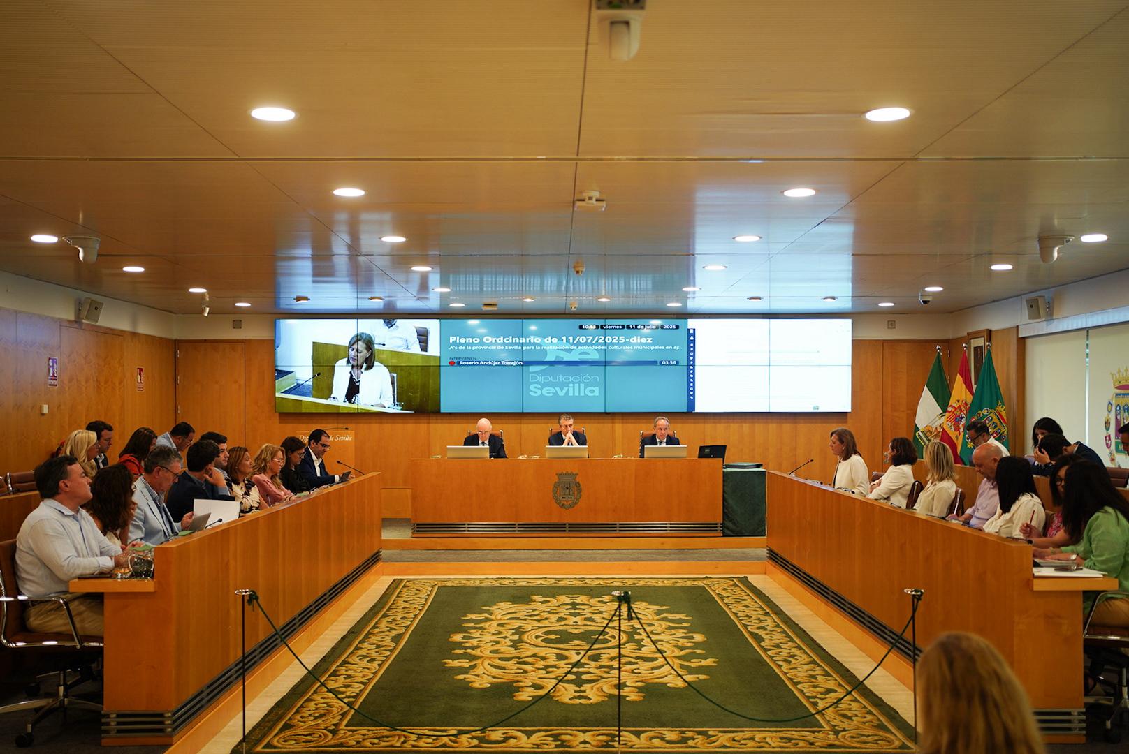 La Diputación aprueba en su Pleno extraordinario las Bases y la Convocatoria de subvenciones para poner en carga 196M€ en la provincia