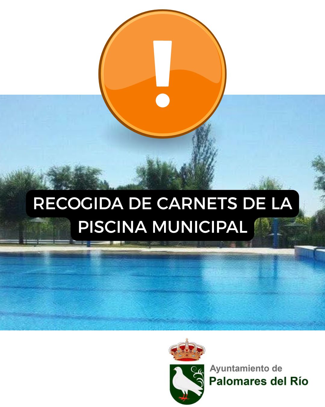 RECOGIDA DE CARNETS DE LA PISCINA MUNICIPAL